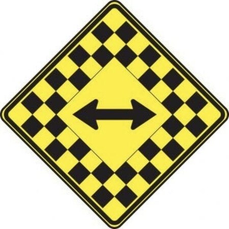 Accuform DIRECTION SIGN LEFT CURVE INTERSECTION FRW297RA